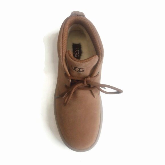 UGG Burleigh Mens Size 7 Ankle Chukka Suede Boots Antelope Brown 1151773 EU 40 - Picture 2 of 8